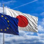 Bandera UE-Japón