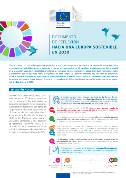 Europa cuenta con una sólida posición de partida y una buena trayectoria en materia de desarrollo sostenible, pero los retos de sostenibilidad a que se enfrenta el mundo son innegables.