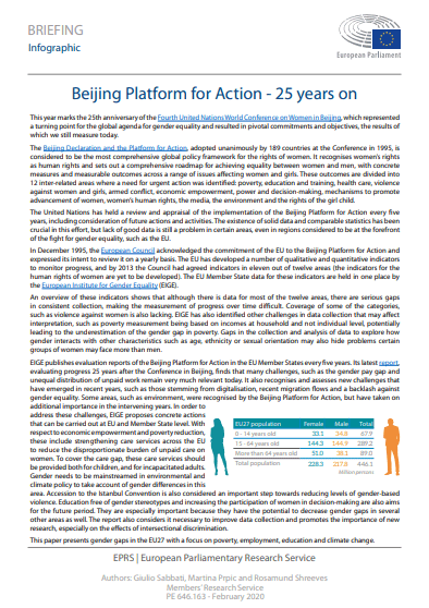 Beijin platform for action