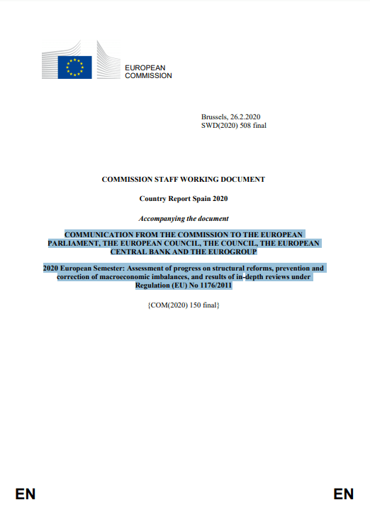 Country report Spain 2020