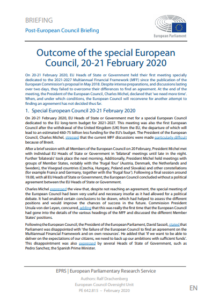 Outcome of the special European Council