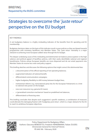 Strategies eu budget