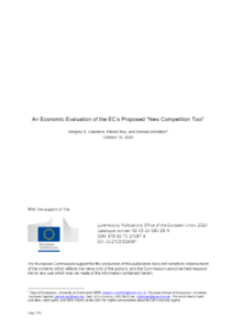 An economic evaluation of the EC’s proposed “new competition tool”