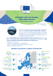 Estrategia sobre las energías renovables marinas