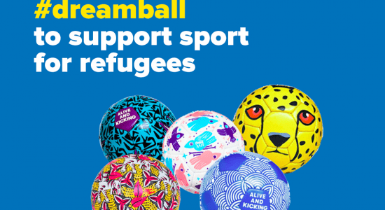 Concurso de dibujo para apoyar el deporte de los refugiados