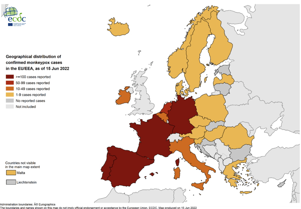 Evolution of monkeypox in Europe CDE Almería Centro de Documentación Europea Universidad