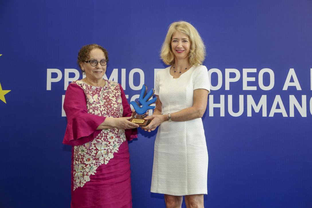 Magistrada Miriam Germán Brito, galardonada con el Premio Europeo a los Derechos Humanos