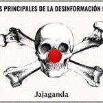 calavera con nariz de payaso