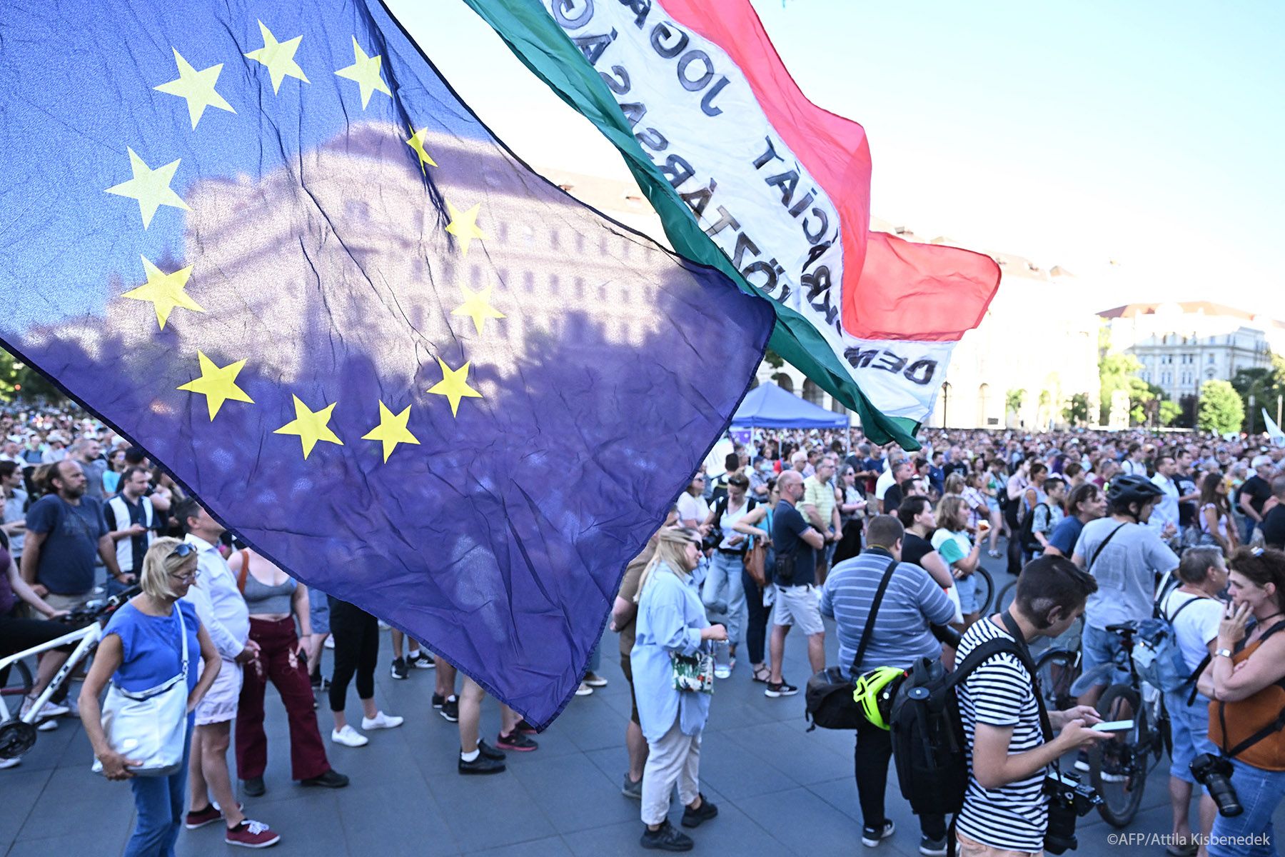 Hungría manifestación