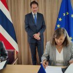 Representantes de Tailandia y la Unión Europea firman acuerdo de cooperación