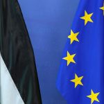 bandera palestina y UE