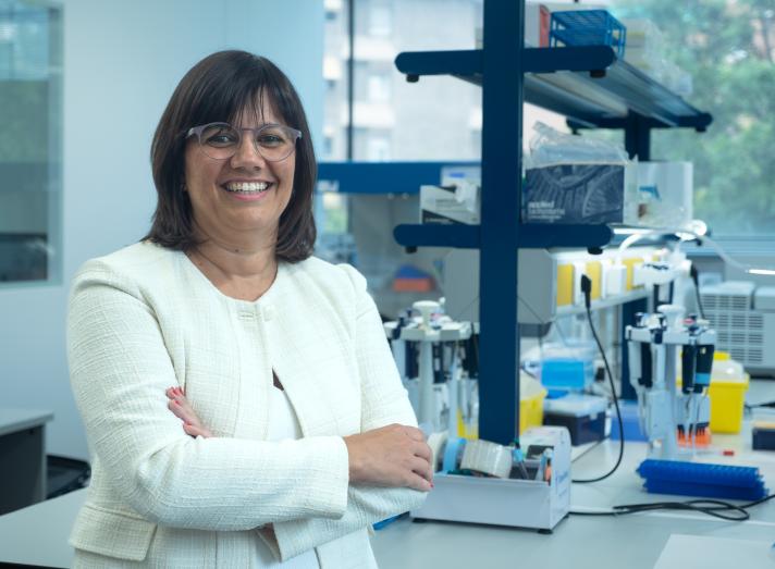 Marta Barrachina, directora general y cofundadora de ADmit Therapeutics en su sede de Esplugues de Llobregat.