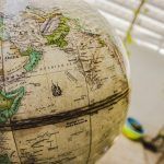 globo terráqueo antiguo