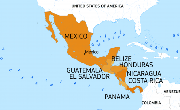 centroamérica mexico
