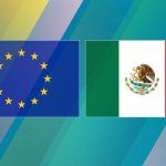 bandera union europea y Mexico