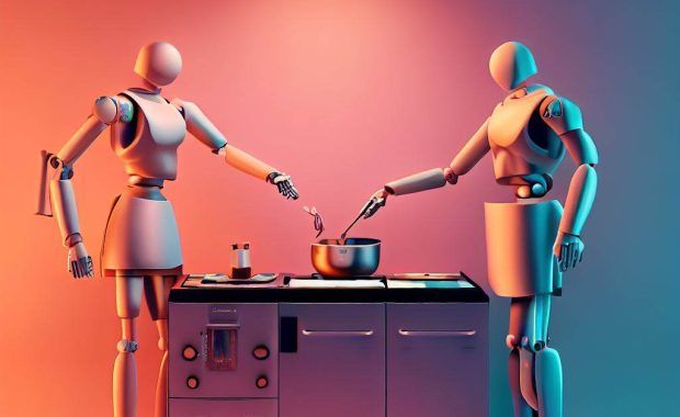 Robots realizando las tareas del hogar
