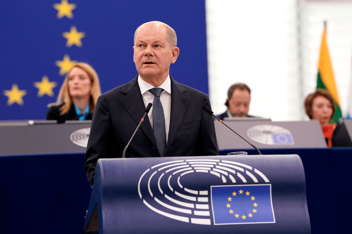 Canciller Olaf Scholz pide ante el Parlamento Europeo una UE ...