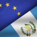 Banderas UE y Guatemala