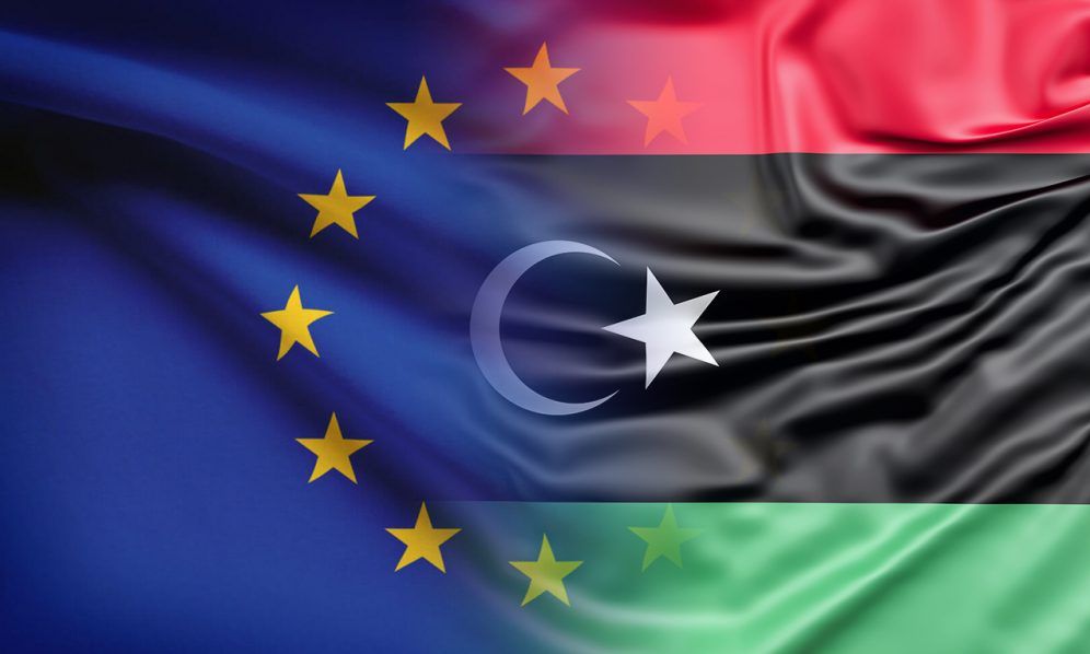 bandera libia europa